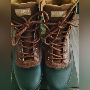 Sperry Men's Cannon Winter Waterproof Boots Navy Blue Size 15 Brand NEW